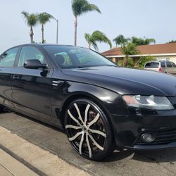 Audi A4, Low Miles, Clean Title, Smogged, 22"rims, Runs And Drives Great 
