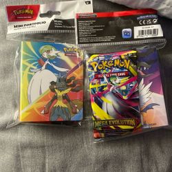 Pokemon Mini Portfolio With mega Evolutions Pack Inside 