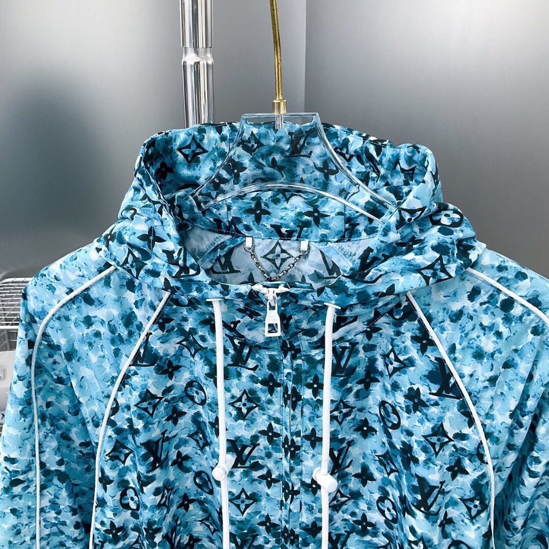 Louis Vuitton Printed Nylon Windbreaker for Sale in Irving, TX