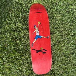 Vision Mike Crum Nike Parody Red Skateboard 