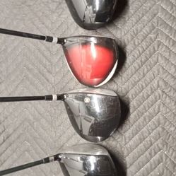 (4) Newer Mens R/H Golf Drivers
