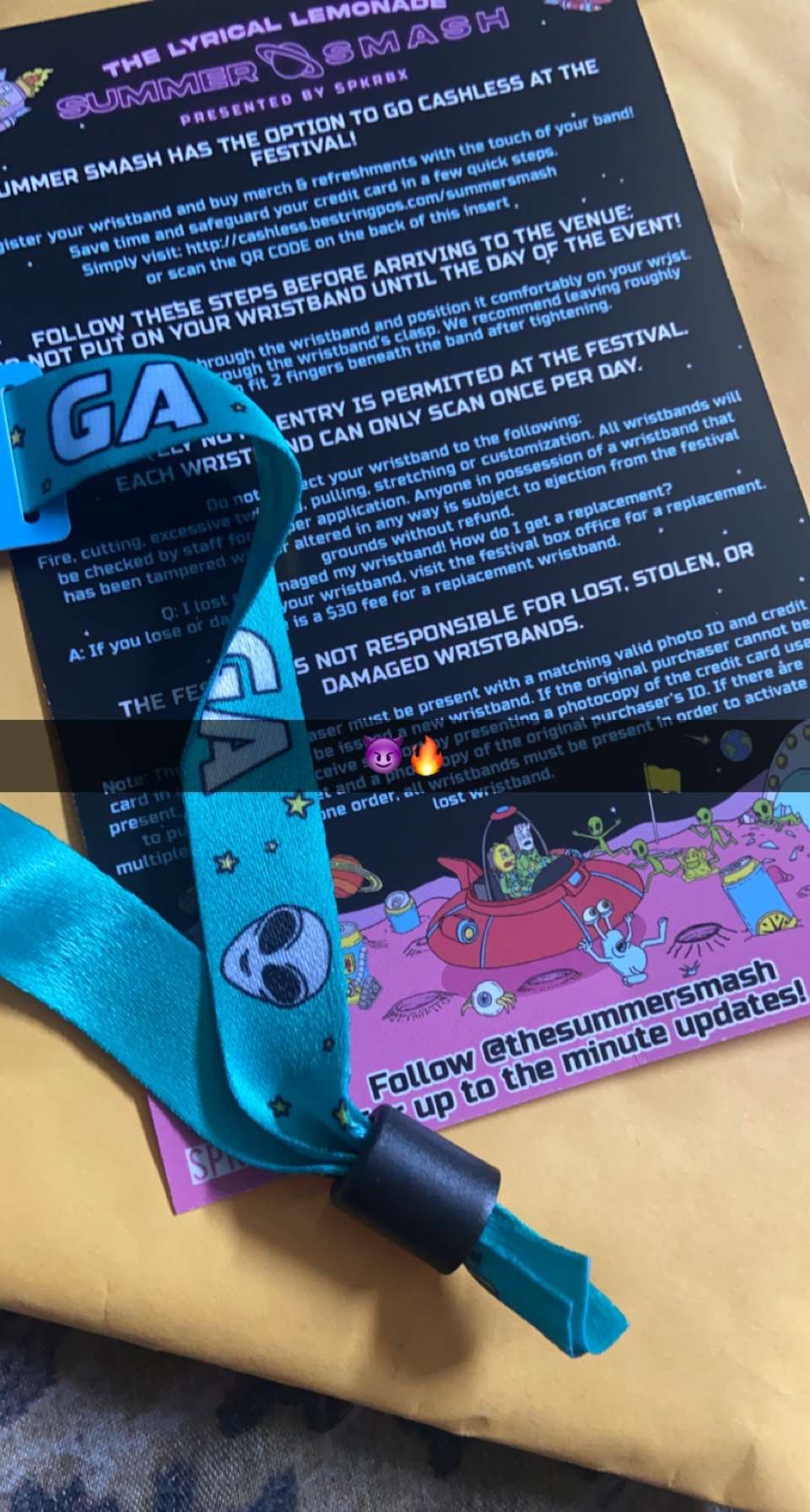 Summer Smash Sunday GA Lil Uzi Vert