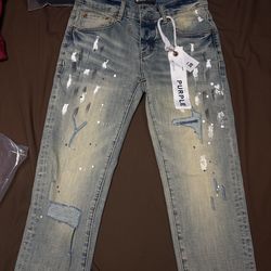 Purple jeans size 28
