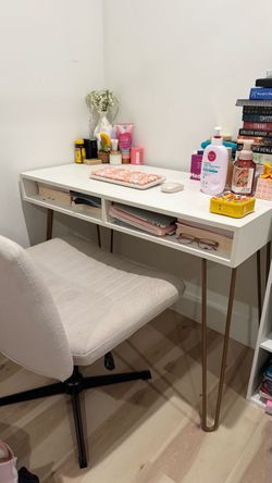 Desk and Large Chair