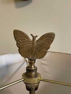 Brass Butterfly Lamp Finial