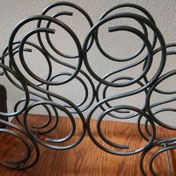 Metal Wine Rack.  $10