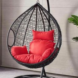Brand New Luxury Hand Woven Egg Swing Chair With  Cushion.