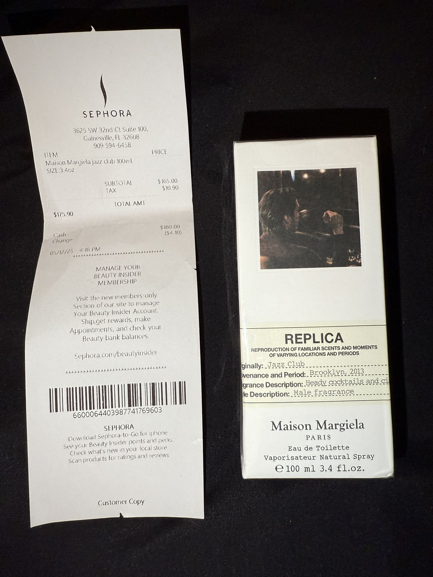 Maison Margiela Replica Jazz Club Men's Eau de Toilette 3.4 oz/100ml New Sealed