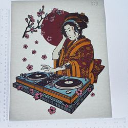 Iron On Heat Transfer  Good For T-shirts Sweaters Jackets T Shirt Design Size Is About 12x10 #377