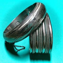 Two Silver Bracelets