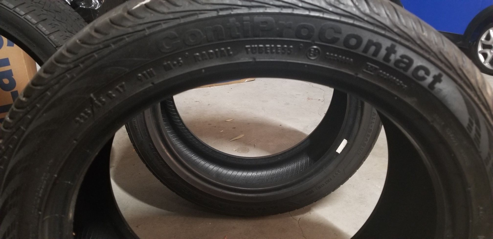 Semi new tires set of 4
