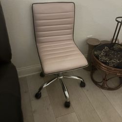 LACOO Mid Back Task Chair, Black Faux Leather Swivel Office Desk Chair Excellent PU leather will