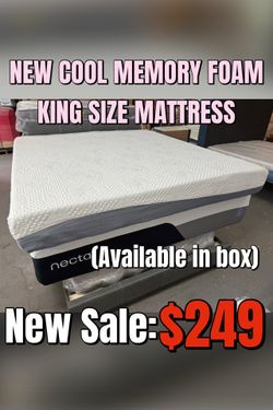 NEW COOL MEMORY FOAM KING SIZE MATTRESS