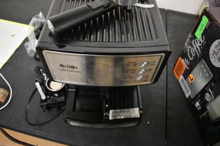 Mr. Coffee Espresso and Cappuccino Maker | Caf? Barista , Silver