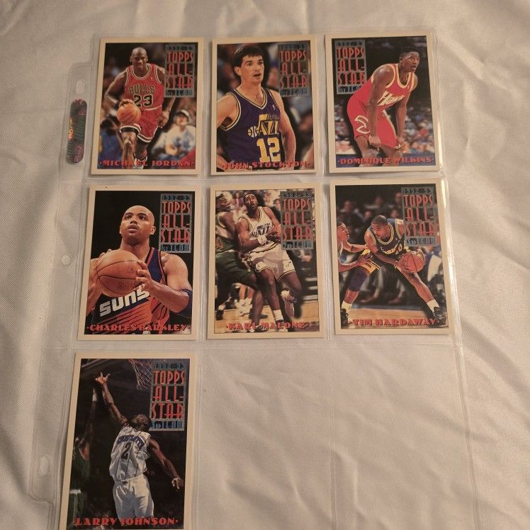 1993 Topps NBA All-Star Card Lot - Michael Jordan + Legends - Vintage OG Set!
