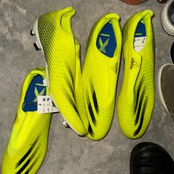 Neon Yellow Adidas Cleats