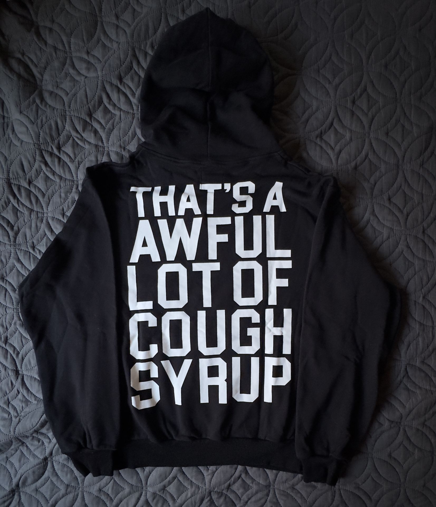 THAT'S A AWFUL LOT OF COUGH SYRUP