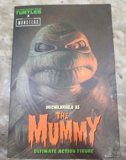 TMNT Universal Monsters Michelangelo Mummy Ultimate Action Figure