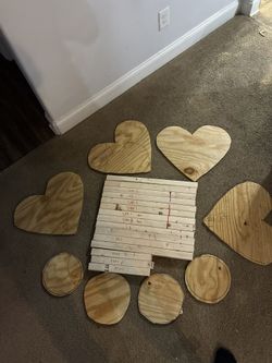 Homemade Standing Heart Flower Base