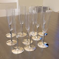 Plastice Champagne Flutes 