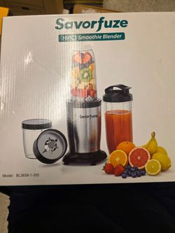 Smoothie Blender Grinder Combo, Countertop Blender Smoothies and Shakes
16-in-1 Single Serve Smoothie Maker with 2x To-Go Cup & 10oz Grinding Cup, Ble