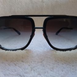 Dita Mach One Gold Black Titanium Sunglasses 