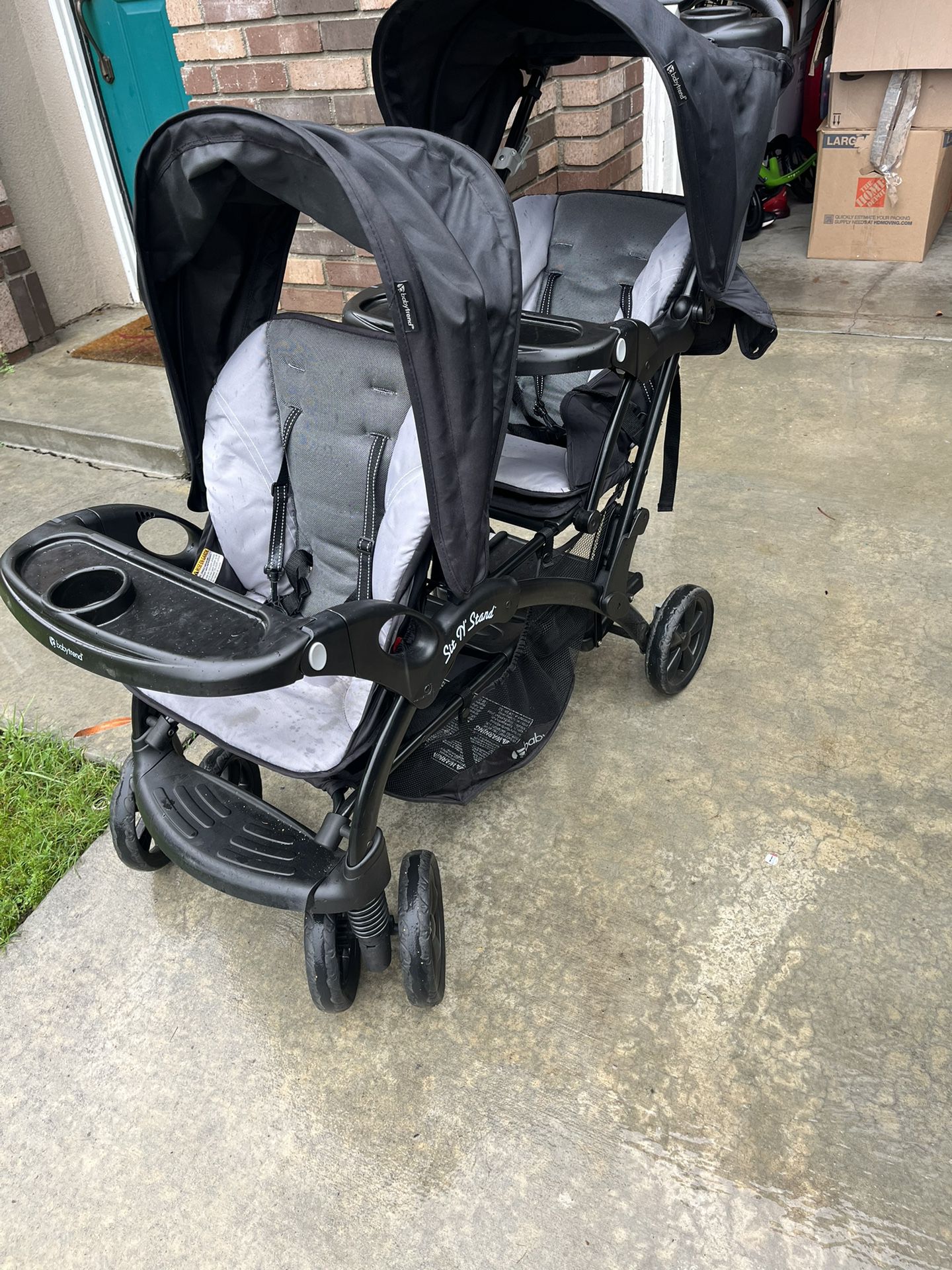 baby trend double stroller 