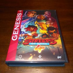 The All Metal Replica Sega Genesis Cartridge Of Streets Of Rage 4