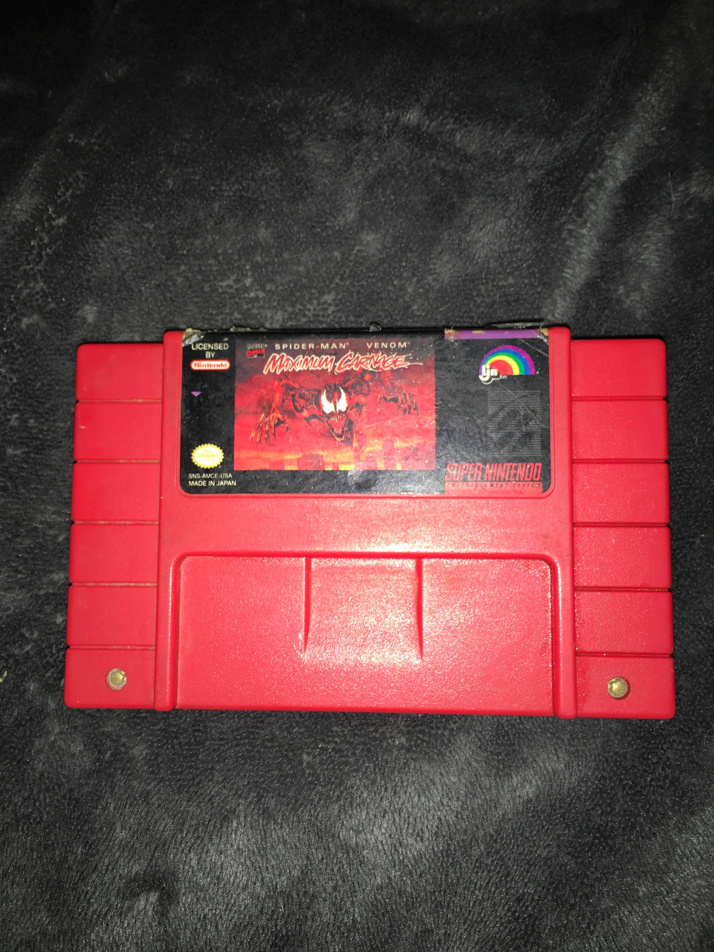 Spiderman Maximum Carnage -SNES -