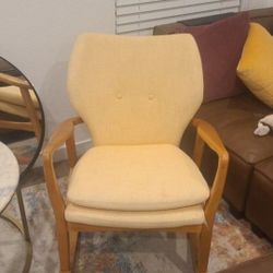 Yellow Boho Rocking Chair
