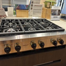 Wolf – 36 Inch Pro-Style Gas Rangetop