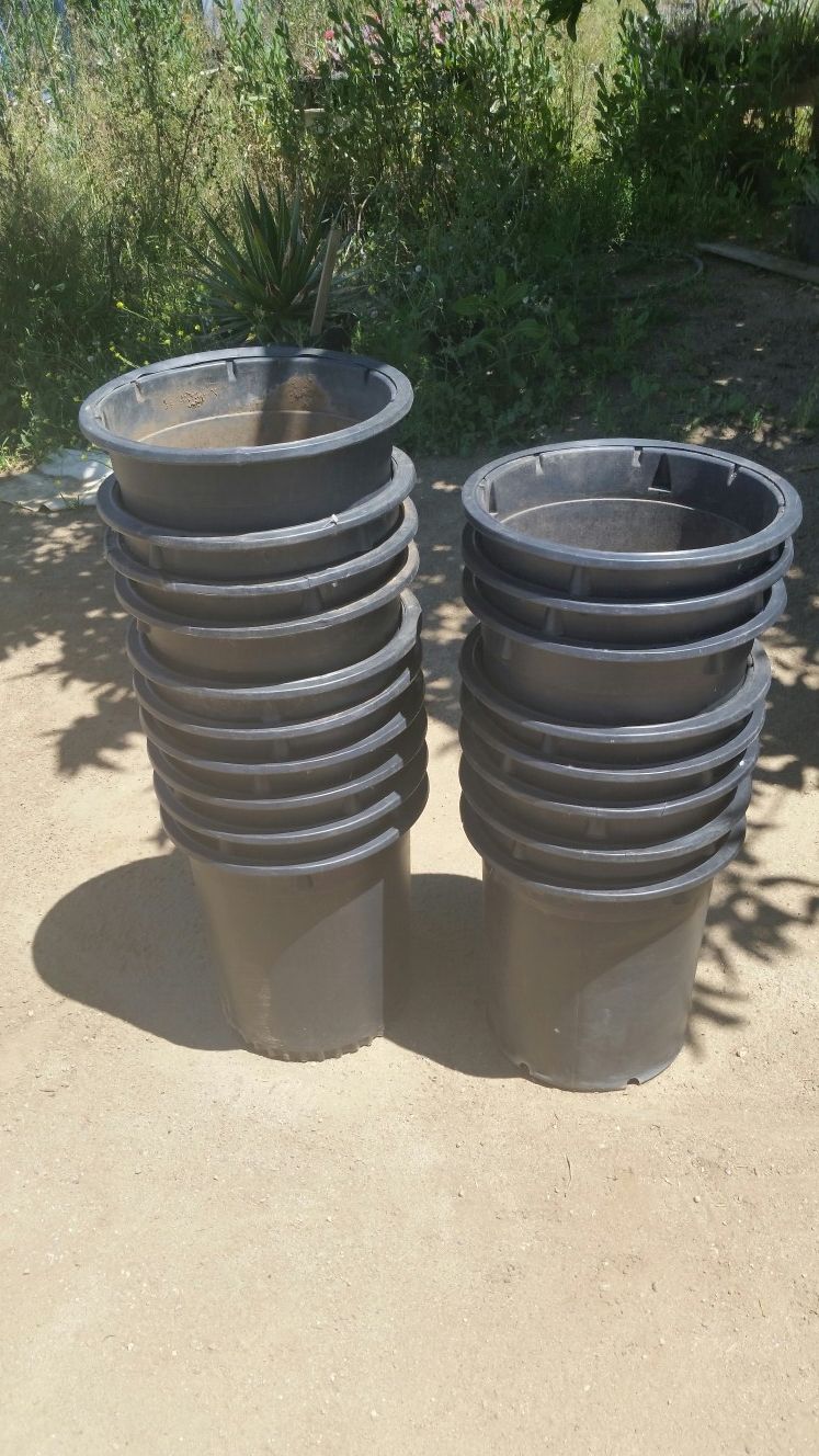 USED 15 Gallon Nursery Pots