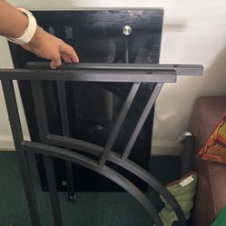 Small Black Glass Coffee Table