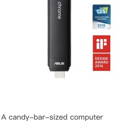 Used Asus Chromebit CS10 Stick-Desktop PC 16GB Google Chrome OS. 
