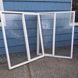 2 -Vinyl Windows 48x60 Sliders 