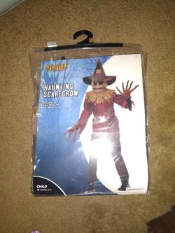 Spirit Halloween child costume " haunting scarecrow"