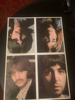 Beatles photo poster