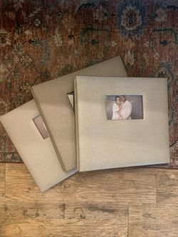 Three photo albums