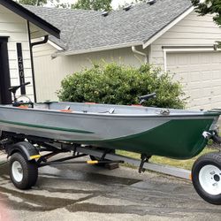 12ft Boat And Trailer 