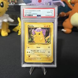 Pokemon Base Set - Yellow Cheeks Pikachu #58 - PSA 10
