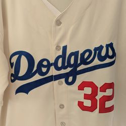 Dodgers Jersey #32 Sandy Koufax Throwback