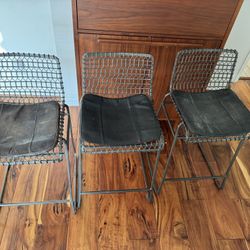 Crate & Barrel Counter Height Bar Stools