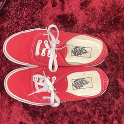 authentic red vans