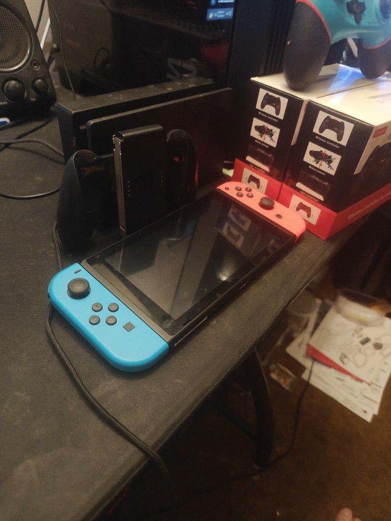 Nintendo Switch W/Mario Kart Preloaded, New Two