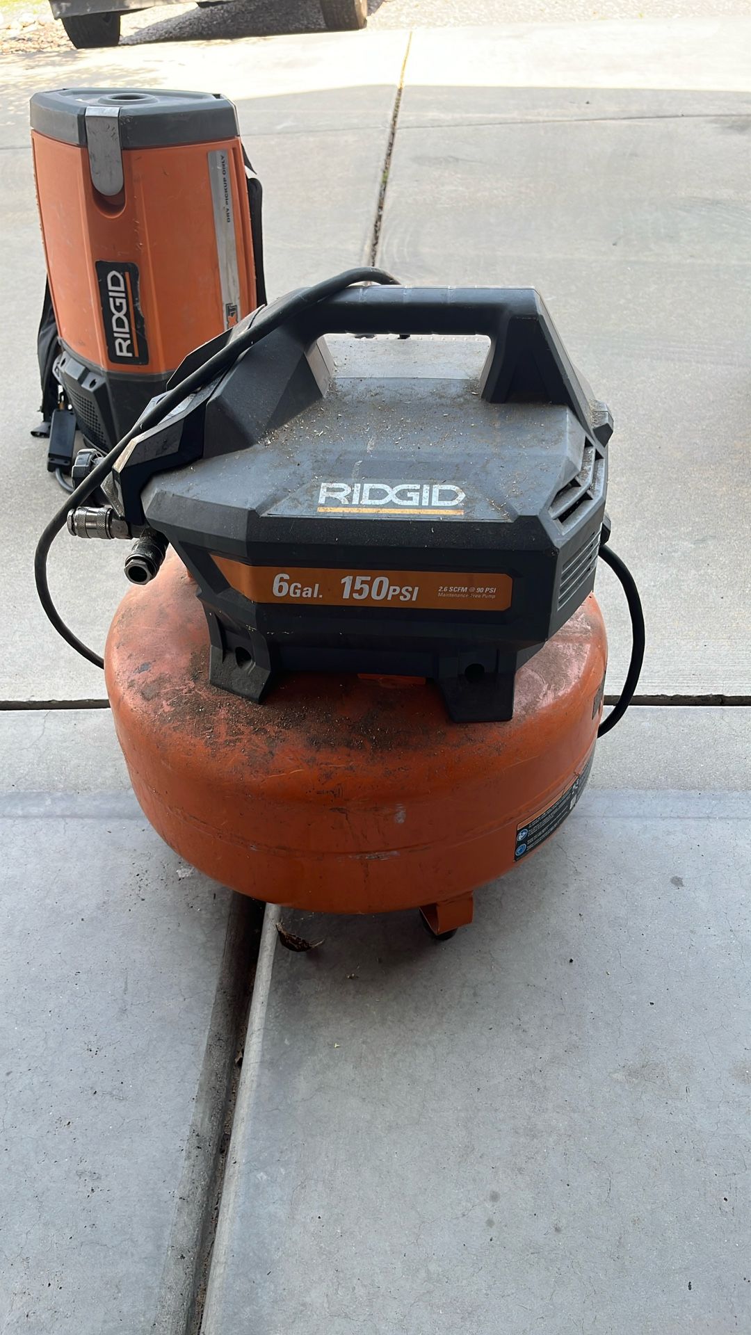 Rigid 6 Gal Compressor
