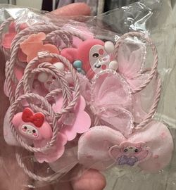 Sanrio 18PCS Sanrio My Melody Hair Ties FREE Delivery