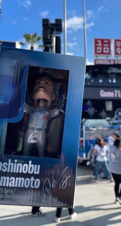 Yamamoto Bobblehead Game 7