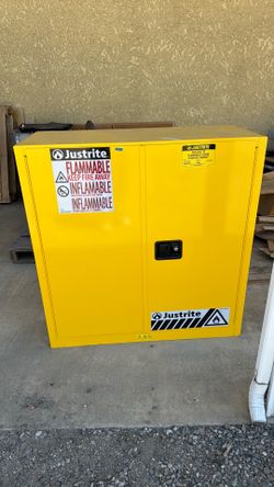 Justrite Sure-Grip Ex Flammable Liquid Storage Cabinet