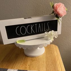 Rae Dunn Cocktail Wooden Display-perfect For Wedding/party