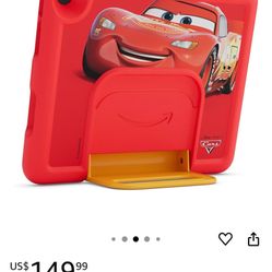 Tablet Amazon  fire HD 8 kids Disney Pixar Cars